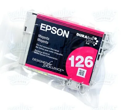 Genuine Epson 126 T1263 Ink MAGENTA ONLY - WF3520 WF3540 WF7010 WF7510 WF7520 • $7