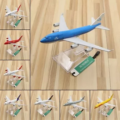 16cm Metal Alloy Model Plane Aircraft Model Toy Airplane • £12.77