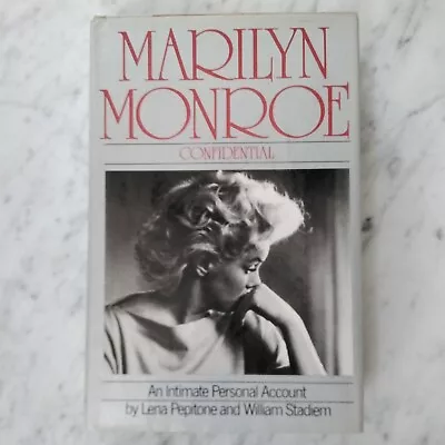 Marilyn Monroe Bio By Maid Movie Actress The Misfits Gable Miller Photos HC/DJ • $19