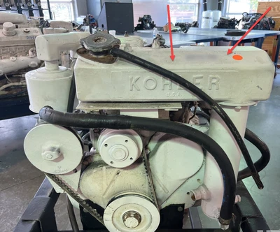 Kohler Marine 4 Cylinder Diesel Engine Motor Complete Generator Light Damage • $2650