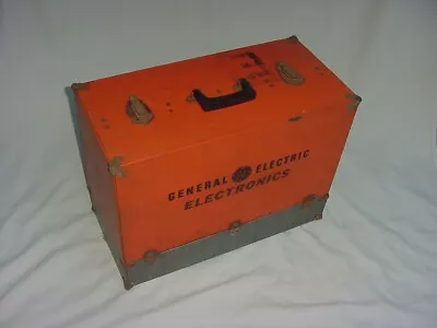 Large Ge Radio / Tv  Tube Repair Service Storage Box Case *made In Usa* / Nice • $49.99