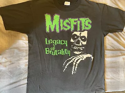 VTG 80s Misfits Legacy Of Brutality Single Stitch W/ TagShirt XL Danzig Samhain • $400