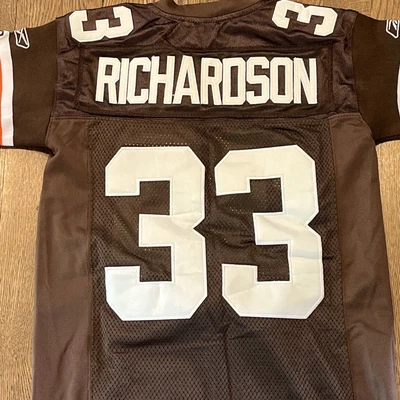 $10.50 • Buy Trent Richardson Cleveland Browns Jersey Youth Size Medium 10-12 Reebok Brown