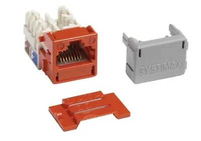 (21) Commscope Systimax 700206683 Mgs400-112 Orange Cat6 Rj45 • $270