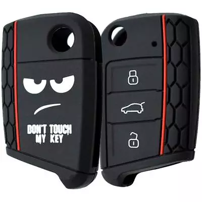 Car Silicone Key Case Cover Remote Fob For VW Golf MK7 Polo For Skoda Karoq Skin • $7.49