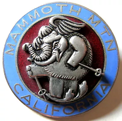 United States - Mammoth Mountain California Elephant Ski Two Levels Badge 2 • $15