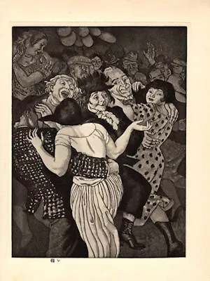 Laura Knight. Original Print. Modern Masters Of Etching 1932 • £85