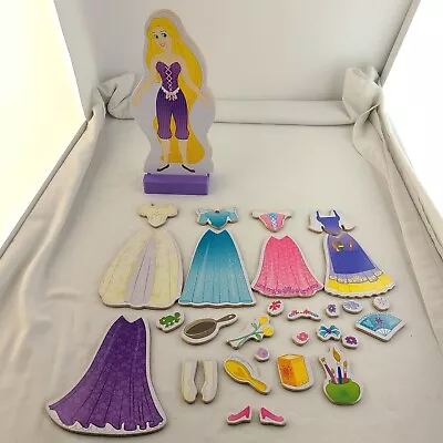 Melissa & Doug Disney Princess Rapunzel Magnetic Dress-Up Wooden Doll - Access. • $10