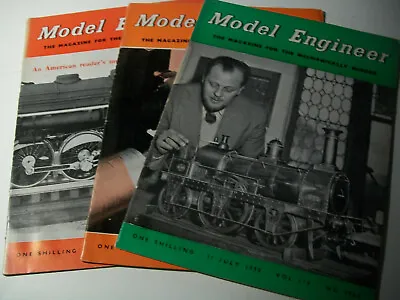 3 X Model Engineer 1958 Magazines West Riding Rally Cutty Sark Paddle Steamer • £7.95