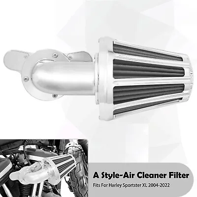 Chrome Air Filter Cleaner Mushroom Instake Fit For Harley Sportster Iron 04-22 • $180.49
