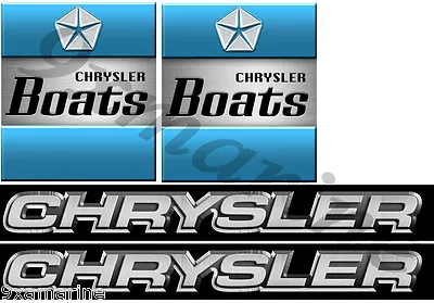 Chrysler Vintage Boat Remastered Stickers  • $19.95