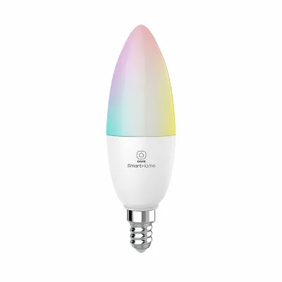 WIFI Smart RGBW Dimmable LED Bulb E14 Google Home Alexa • $14.99