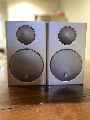 Pair Monitor Audio Radius 90 Speakers - Glossy Light Grey  MINOR USE • $180