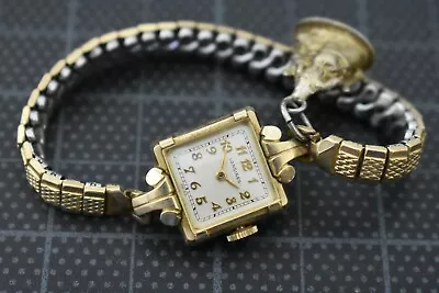 Vintage Longines Gold Filled Lady Mechanic Wrist Watch #k17 • $22.95
