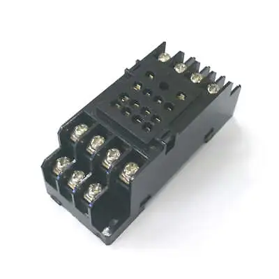 2-M4X10 14 Pin Mini Blade Relay Socket ~ DIN Rail Or Surface Mount (RLY9117) • $2.99