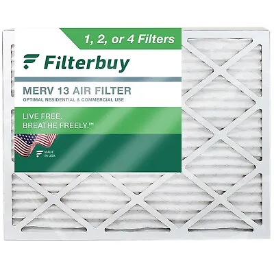 Filterbuy 20x25x6 Air Filters AC Furnace For Aprilaire Space Gard 201 (MERV 13) • $91.66