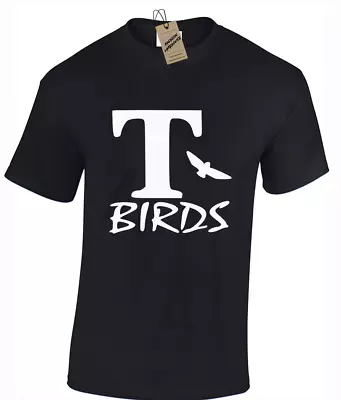 T-Birds Mens T Shirt Retro Movie Danny Fancy Dress Top Fashion Grease Fan New • £10.99