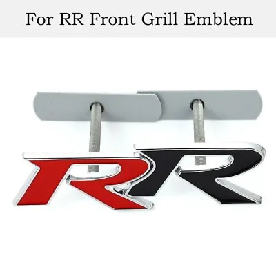 Honda Mugen RR Front Grill Logo Red Black Emblem Civic Accord CR-X City Integra • $18.28