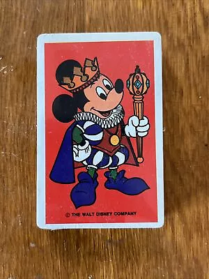 Vintage Mickey Mouse Walt Disney Playing Cards New And Sealed! • $10.20