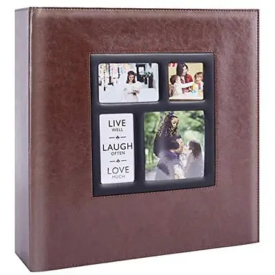 £20.99 • Buy Ywlake Photo Album 500 Pockets 6x4 Photos, Extra Large Size Leather Cover Slip