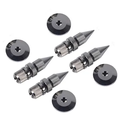 4pcs M8x43 Copper Speaker Shockproof Spike Damping Stand Feet Isolation Base Pad • $25.98