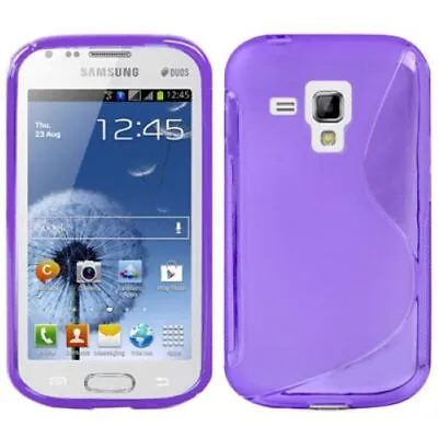 Case Cover Pouch TPU Case Purple Protective Case For Phone Samsung Trend Duos • $25