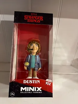 Stranger Things NETFLIX MINIX Collectible Figure Dustin TV Series 102 • $29.99