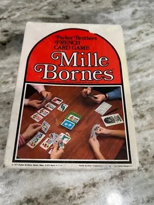 Vintage Parker Brothers Mille Bornes French Card Game 1971 • $13