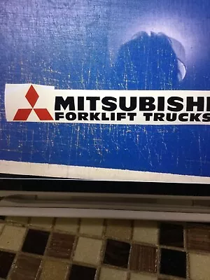 2-Mitsubishi Forklift Truck Decal Sticker 18 Inches • $18