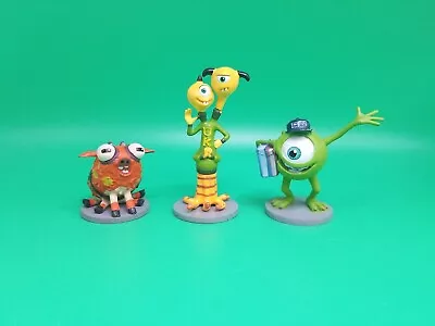Disney Store Monsters University Inc Terry Terri Archie Pig Mike Toy Figure Set • $10.99