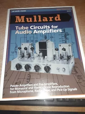 Mullard Tube Circuits Book • $10