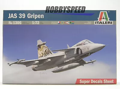 ITALERI JAS39  GRIPEN  PLASTIC MODEL JET KIT 1:72 SCALE Military ITA1306 NEW • $22.84