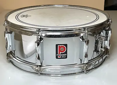 Vintage Premier Chrome Snare Drum - Made In England - 14  X 6  • $129.99