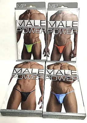 Male Power PAK-873 Euro Male Spandex Pouch G String NIB  • $14.50