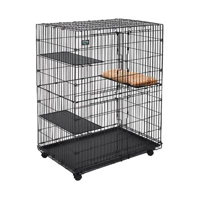 CAT PLAYPEN CAGE W/PAN SHELVES AND BED • $262.97