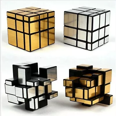 Neo Magic Mirror Cube 3x3x3 Silver Professional Speed Cubes Puzzles Brain Games • $17.76