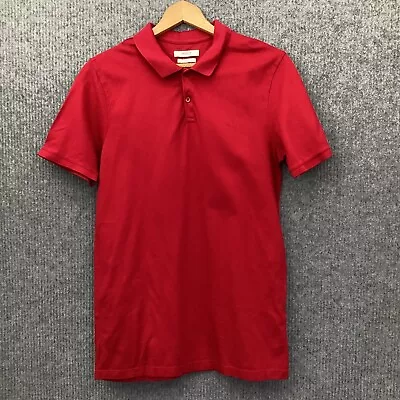 Jack & Jones Premium Mens Red Short Sleeve Polo Shirt Size L • £6