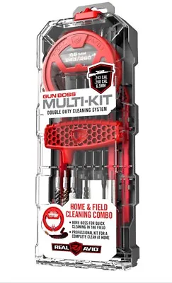 Real Avid Gun Boss .243 .260 Multi-Kit Double Duty Home And Field Cleaning Kit • £19.28