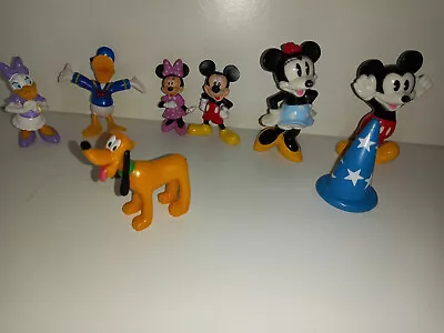 Disney Mickey Mouse & Friends 2  Figures Minnie Donald Daisy Pluto Cake Toppers • £8.99