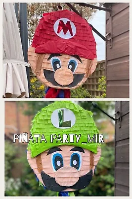 Mario Pinata Luigi Pinata Bross Pinata Party Games Boys Girls • $25.25