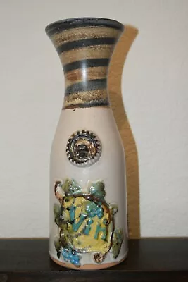 *VINTAGE 1970 PACIFIC STONEWARE Wine Carafe Singed By B. Welsh USA • $7