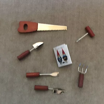 Vintage Dollhouse Miniatures 1:12 Scale - Saw Gardening Tools For Yard • $13