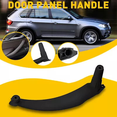 $12.34 • Buy Black Interior Front/Rear Right Door Handle Pull Cover For BMW E70 X5 2007-2014