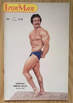 Iron Man Magazine July 1979 Anibal Lopez WBBG Mr. America  • $8