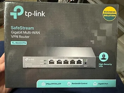 Tp-link TL-R600VPN SafeStream GIGABIT MULTI-WAN VPN ROUTER • $44