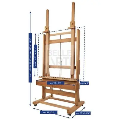 £1015 • Buy Easel M/02. Plus Studio Double Rod With Crank For Lift And Incli