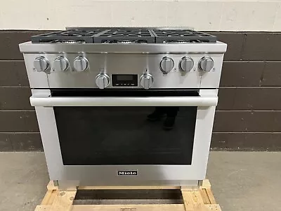 Miele HR1134 - 36  All Gas Range Oven 6 Burner Stainless Clean Touch • $4500