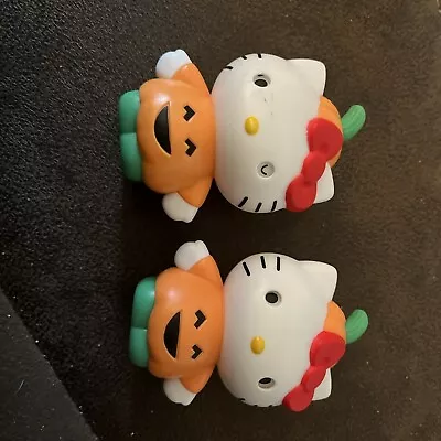 2019 2 Saniro Hello Kitty In Pumpkin Costume Mcdonalds Figure (md405) • $15