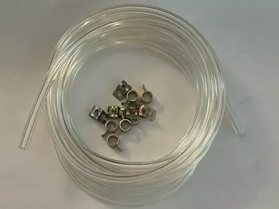 Clear Pvc Fuel Line 1/8  ID X 1/4  OD 25 Feet Fit Small Engine METHANOL TESTED • $24.99