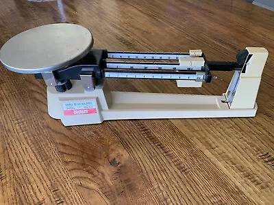 Rare Vintage Ohaus Triple Beam Scale 700/800 Series 2610g 5lb2oz Great Condition • $75